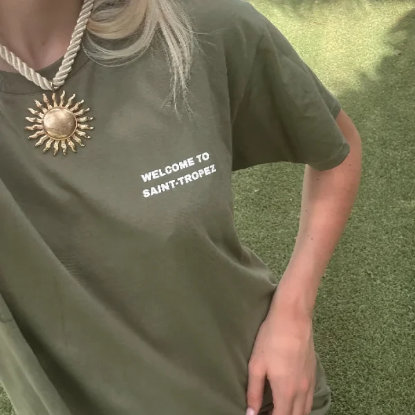 Maison de Monaco Saint Tropez T Shirt Vert (1)